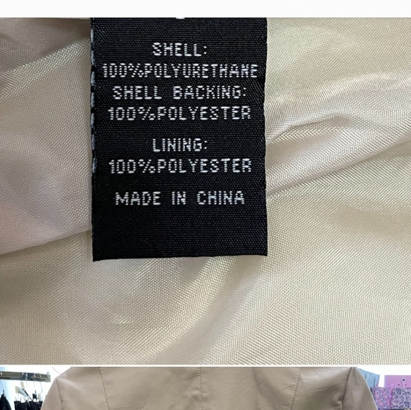 baccini faux fur jacket size M - Picture 8 of 8